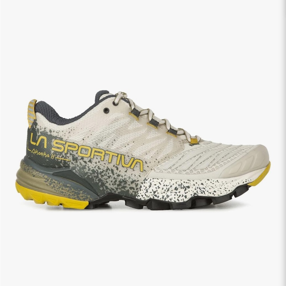 La Sportiva Akasha II Trail Running Shoe Hiking 41 9.5  Shadow/Moss